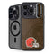 NFL Cleveland Browns Double Vision iPhone 14 Pro Kickstand Case